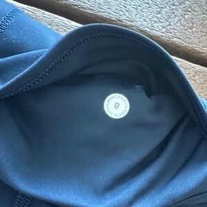 Lululemon Fast and Free Crop Tight 19" True Navy Blue 8